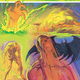 A fully-painted vision where Ra’s al Ghul dreams of the power of the Lazarus Pit.